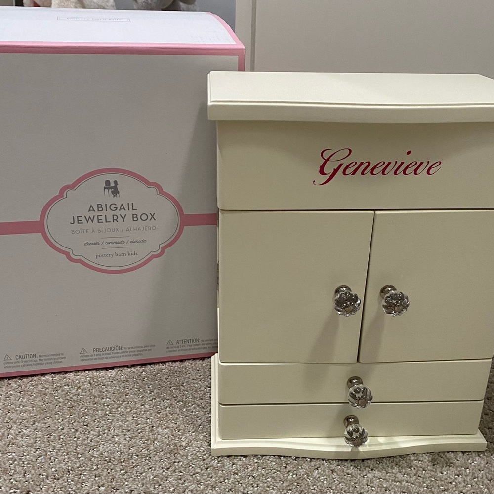 Pottery Barn Kids Abigail Dresser Jewelry Box